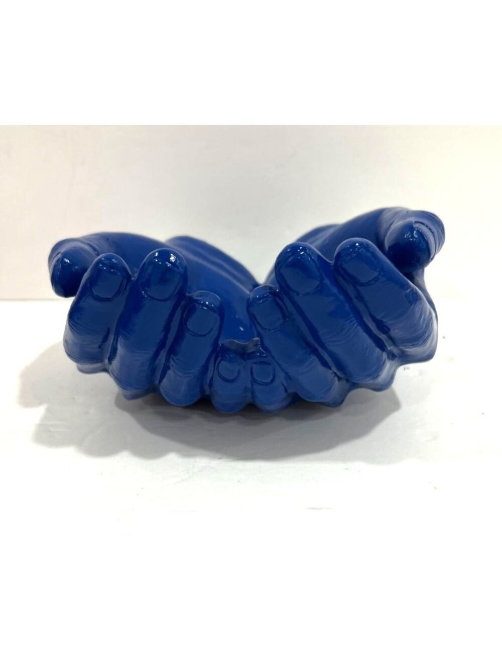 Cupped Giving Hands Ceramic Wall Hanging Paintable Vide-poches Keys Jewelry Coin